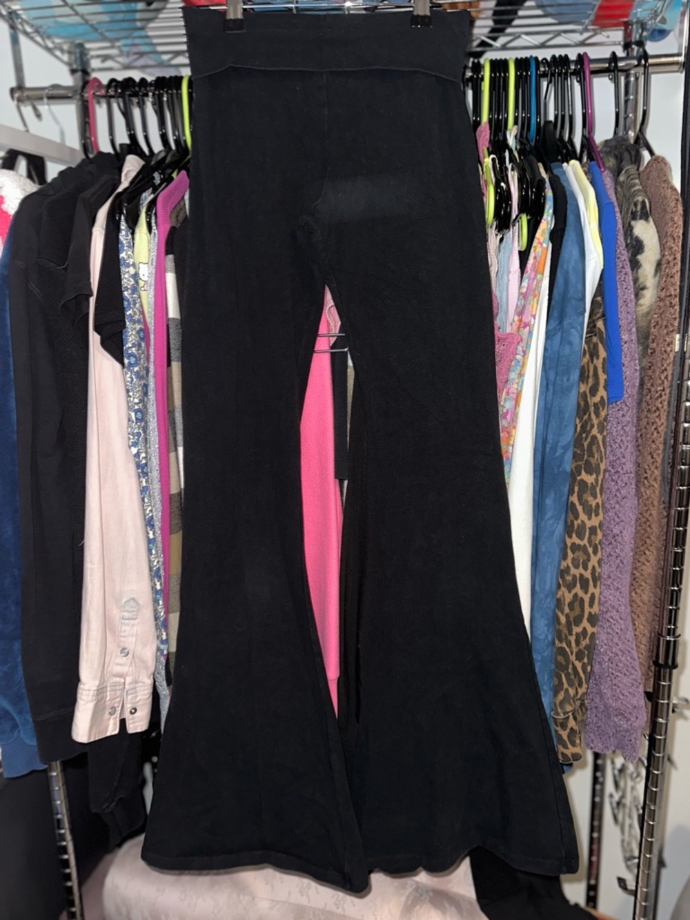 Brandy Melville Black Flared Pants